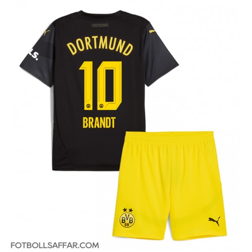 Borussia Dortmund Julian Brandt #10 Bortadräkt Barn 2024-25 Kortärmad (+ Korta byxor)